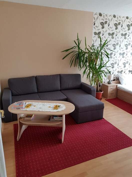 Hálószoba Coral Apartman Pécs kihúzható pótággyal